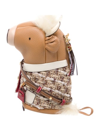 Tory Burch Leather Bucket Bag