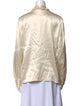 Tory Burch Silk Mock Neck Blouse