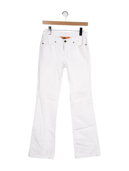 Tory Burch Mid-Rise Wide Leg Jeans