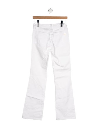 Tory Burch Mid-Rise Wide Leg Jeans