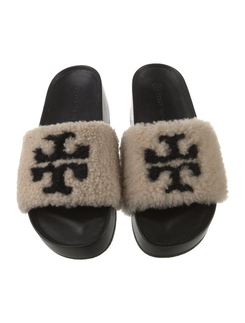 Tory Burch Shearling Slides