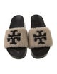Tory Burch Shearling Slides