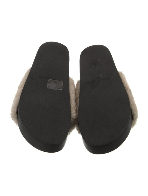 Tory Burch Shearling Slides