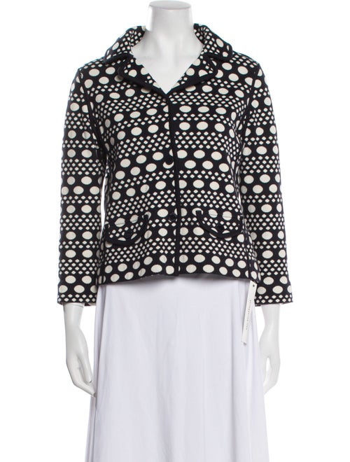 Tory Burch Polka Dot Print Blazer