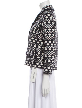 Tory Burch Polka Dot Print Blazer