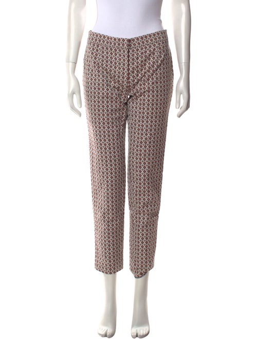 Tory Burch Printed Straight Leg Pants