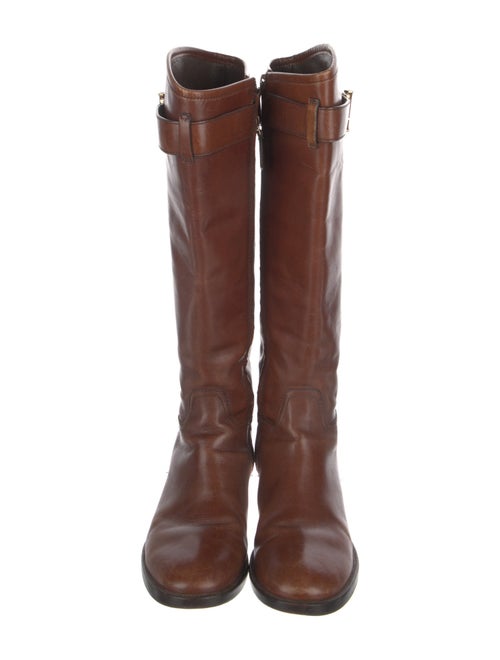 Tory Burch Leather Riding Boots