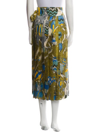 Tory Burch Silk Midi Length Skirt