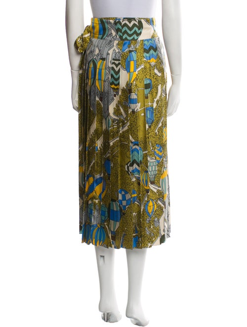 Tory Burch Silk Midi Length Skirt