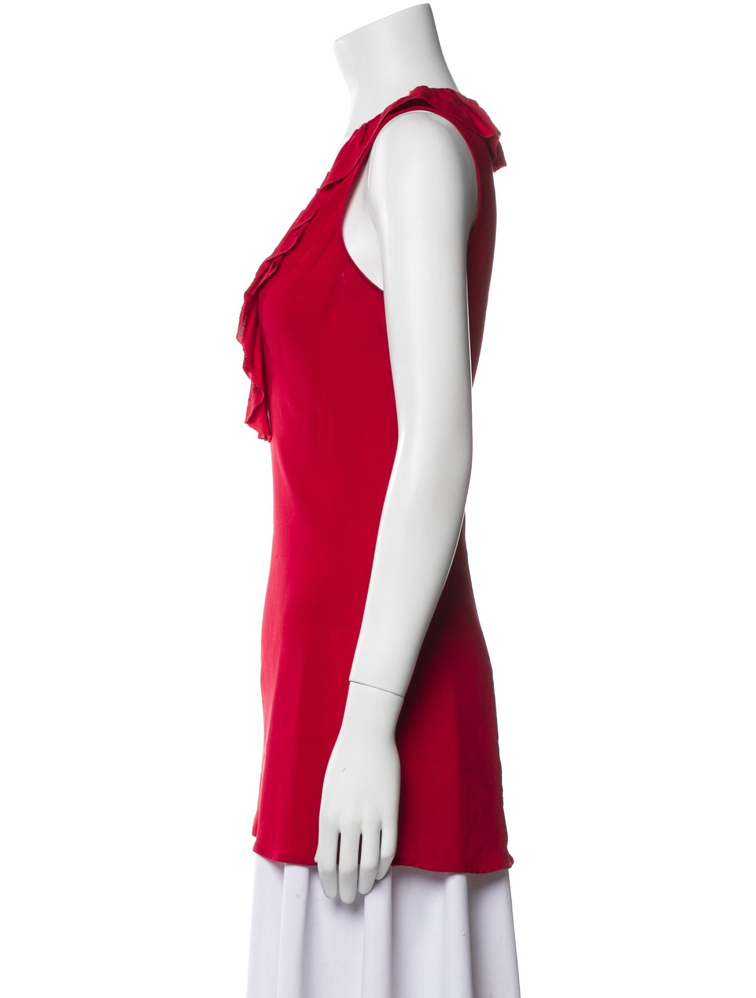 Tory Burch Silk V-Neck Top