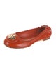 Tory Burch Patent Leather Lasercut Accents Ballet Flats