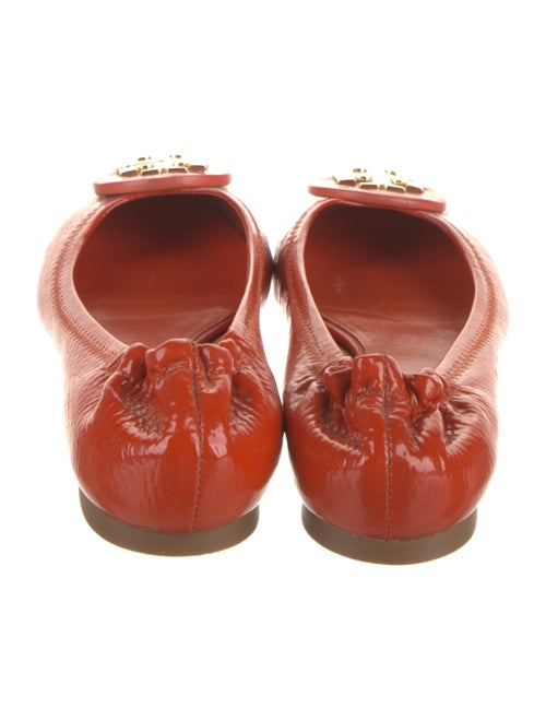 Tory Burch Patent Leather Lasercut Accents Ballet Flats