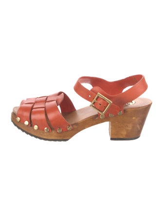 Tory Burch Leather Slingback Sandals