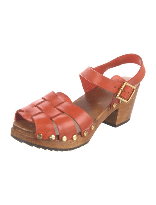 Tory Burch Leather Slingback Sandals