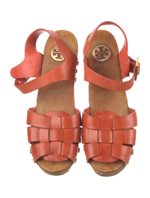 Tory Burch Leather Slingback Sandals