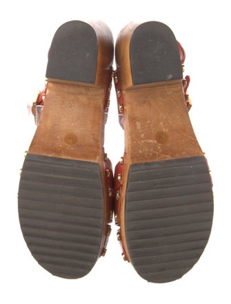 Tory Burch Leather Slingback Sandals