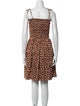 Tory Burch Floral Print Mini Dress