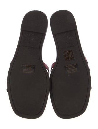 Tory Burch Leather Slides
