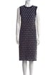 Tory Burch Printed Knee-Length Dress