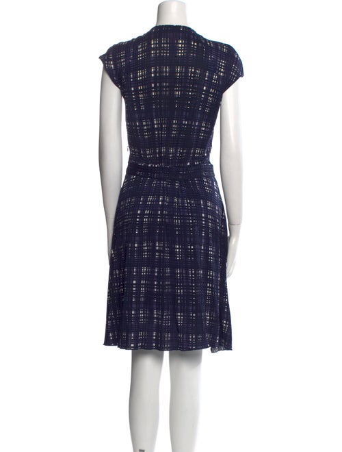 Tory Burch Plaid Print Mini Dress