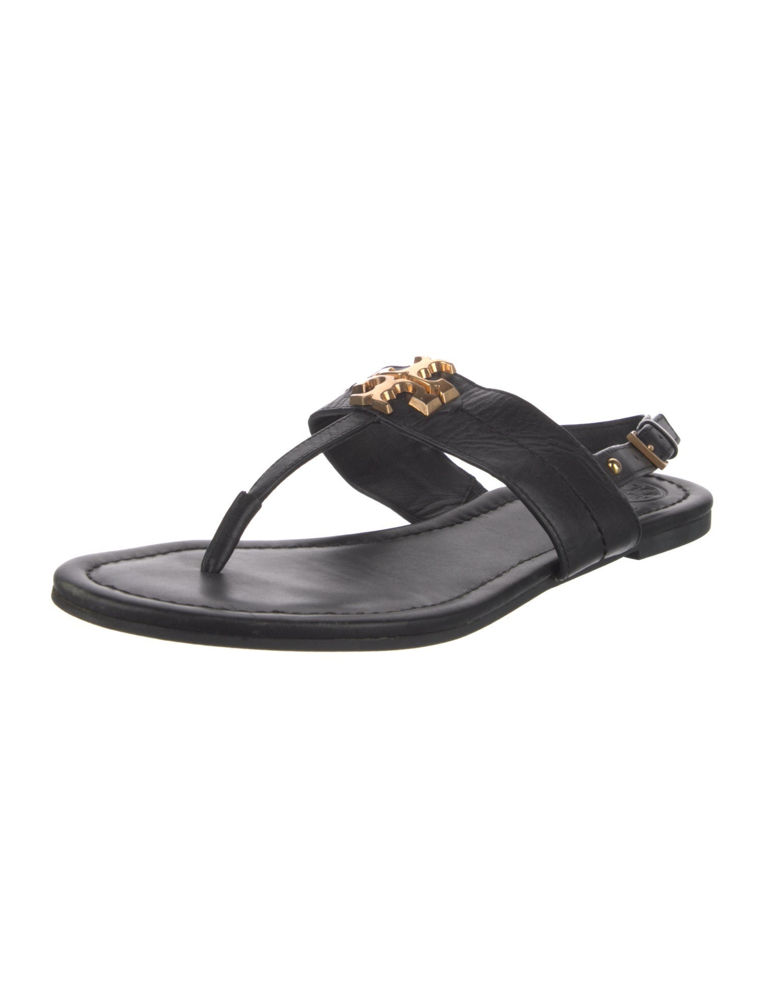 Tory Burch Leather Slides