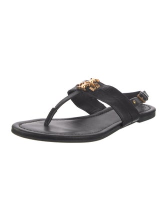 Tory Burch Leather Slides