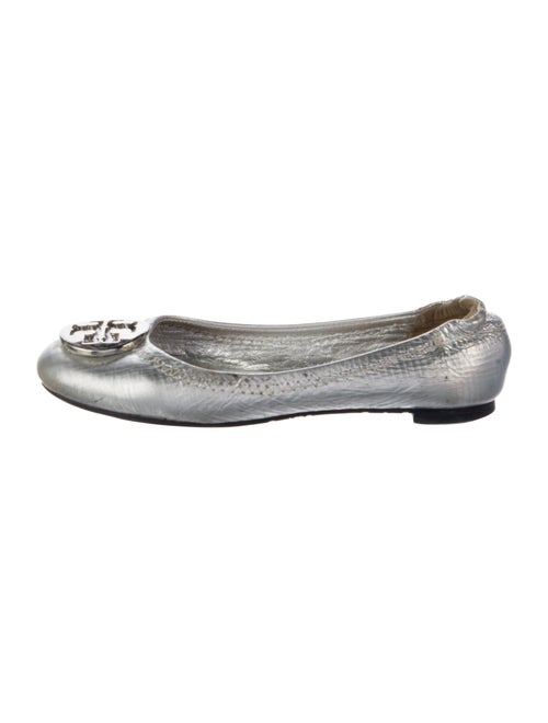 Tory Burch Girls Flat Metallic Ballet Shoes