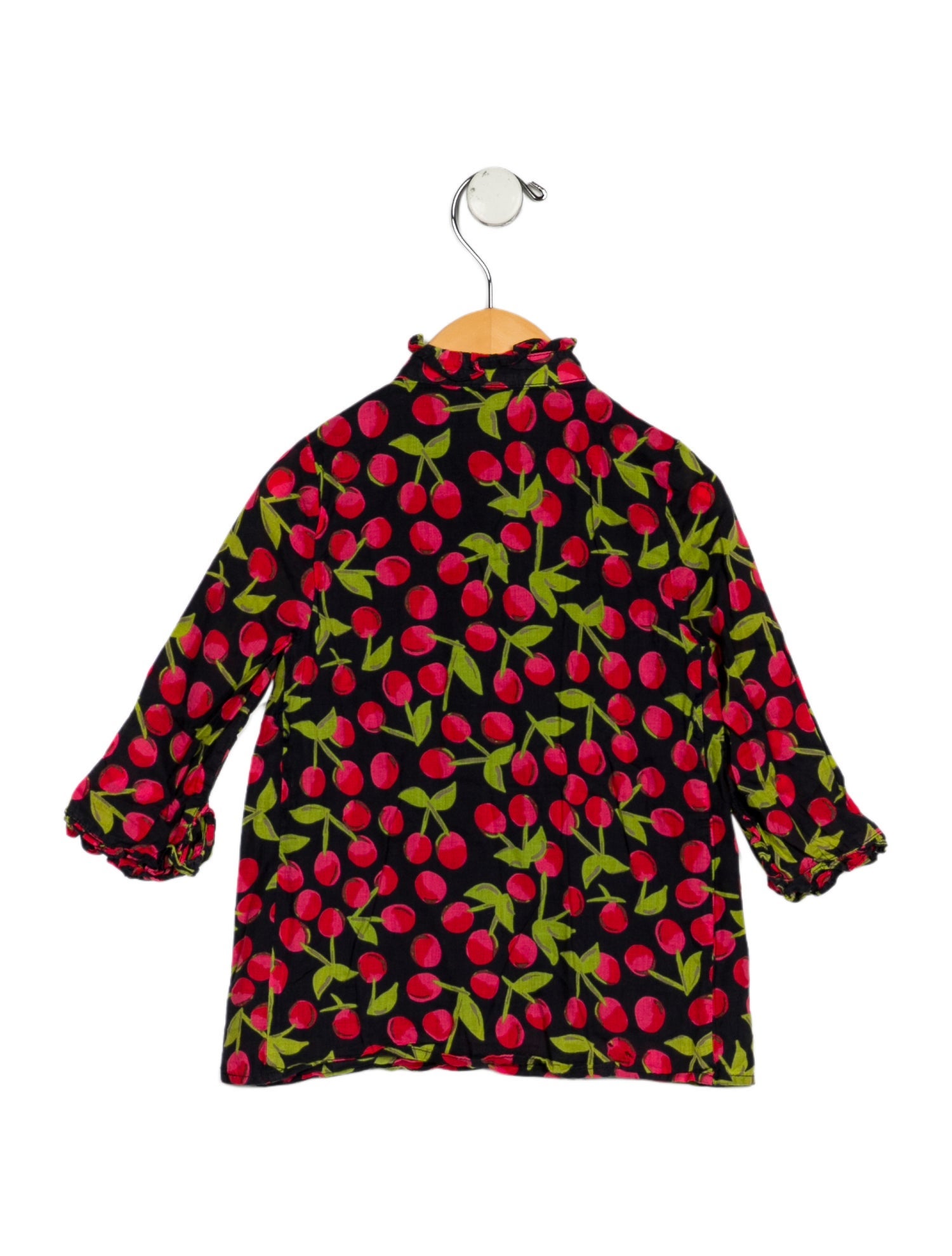 Tory Burch Girl's Long Sleeve Dress Shirt