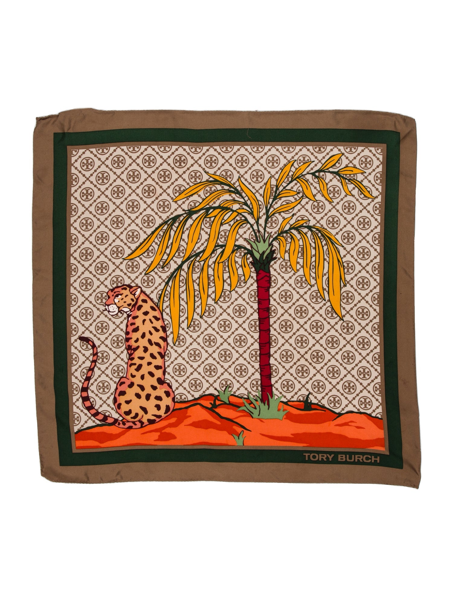 Tory Burch Silk Printed Scarf