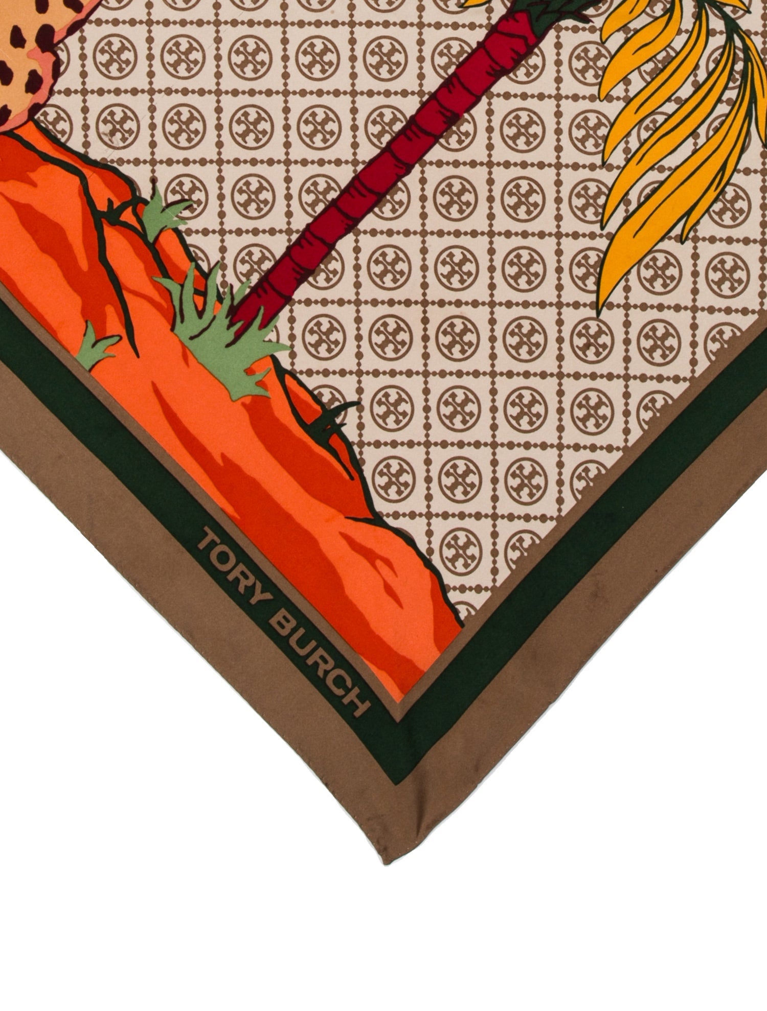 Tory Burch Silk Printed Scarf