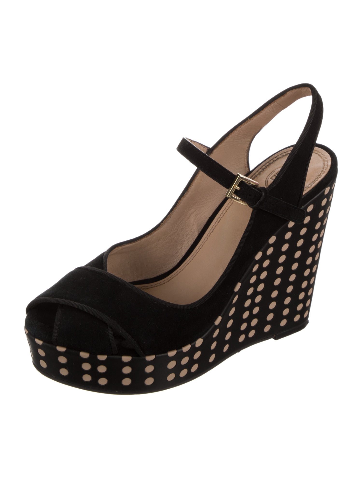 Tory Burch Suede Slingback Pumps