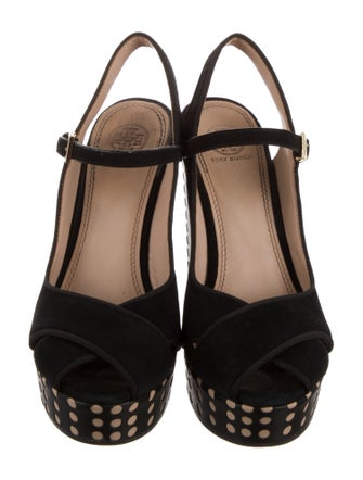 Tory Burch Suede Slingback Pumps