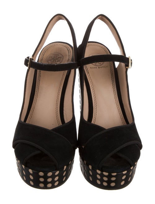 Tory Burch Suede Slingback Pumps