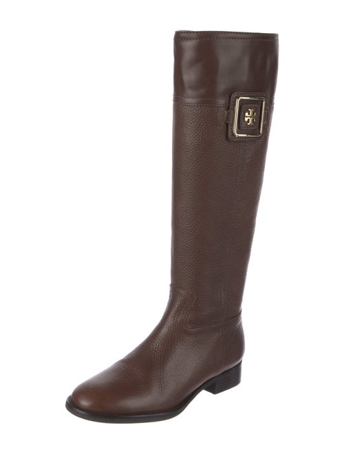 Tory Burch Leather Riding Boots