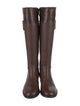 Tory Burch Leather Riding Boots