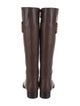 Tory Burch Leather Riding Boots