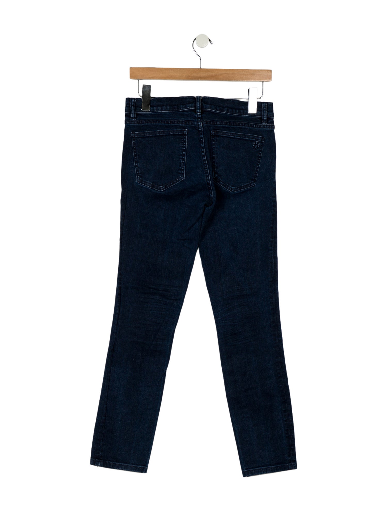 Tory Burch Mid-Rise Skinny Leg Jeans