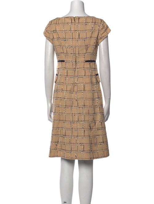 Tory Burch Plaid Print Knee-Length Dress