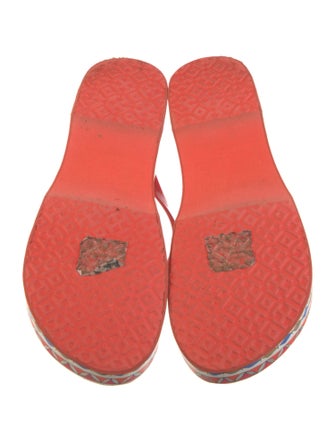 Tory Burch Rubber Printed Flip Flops