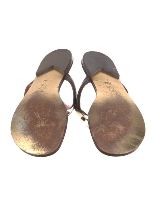 Tory Burch Leather Printed Slides