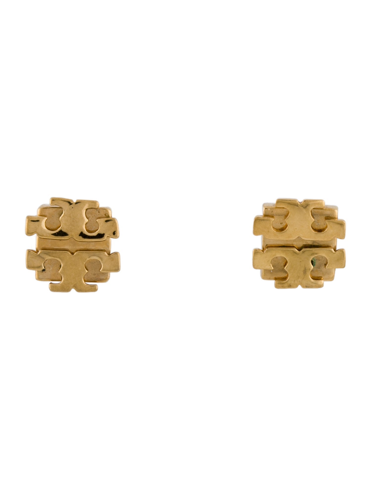Tory Burch TT Logo Stud Earrings