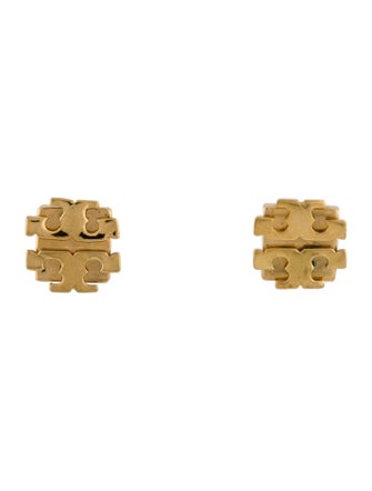Tory Burch TT Logo Stud Earrings