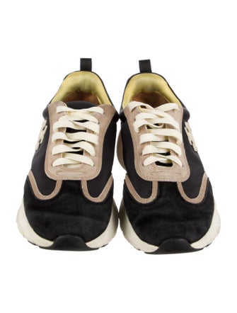 Tory Burch Suede Printed Sneakers