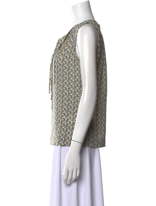 Tory Burch Silk Printed Blouse