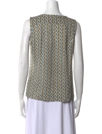 Tory Burch Silk Printed Blouse