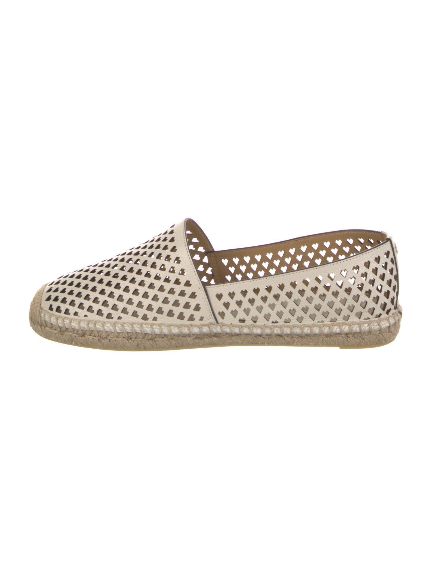 Tory Burch Leather Colorblock Pattern Espadrilles