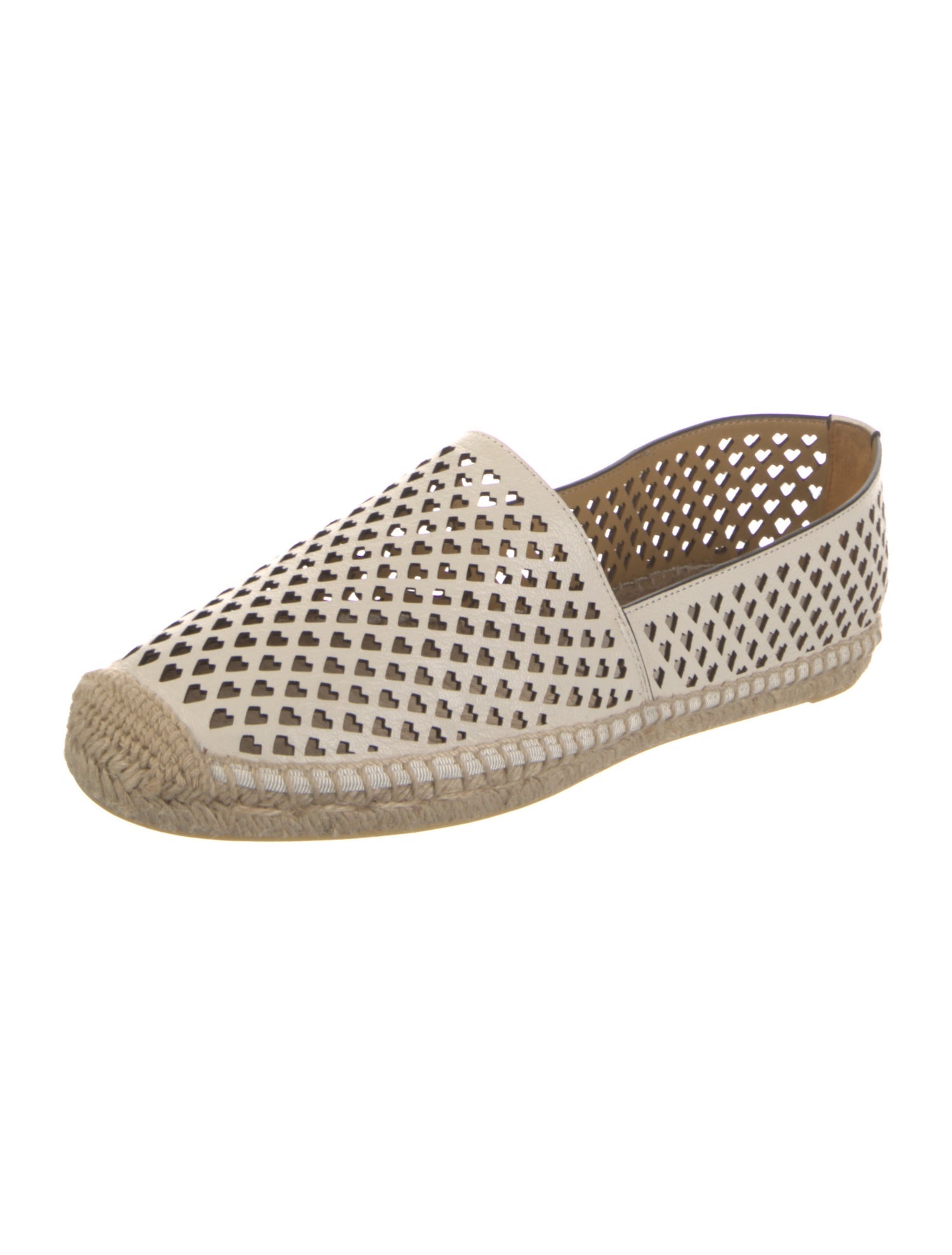 Tory Burch Leather Colorblock Pattern Espadrilles