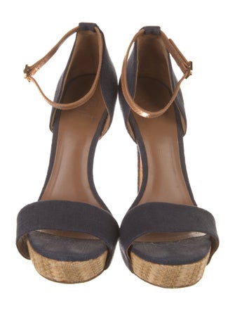 Tory Burch Leather Trim Embellishment Sandals