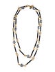 Tory Burch Faux Pearl Double Strand Necklace