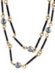 Tory Burch Faux Pearl Double Strand Necklace